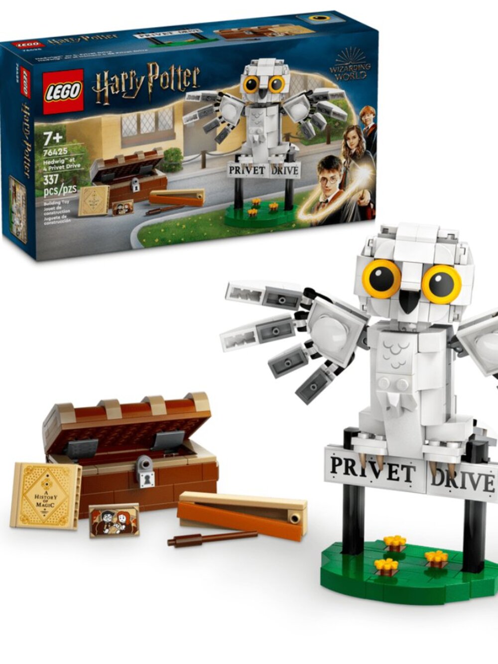 New & Sealed Lego Harry Potter Hedwig at 4 Privet Drive Owl Set 76425